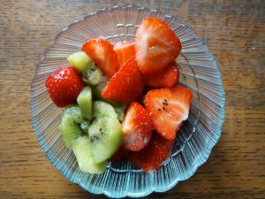Stawberry & Kiwi Fruit Salad